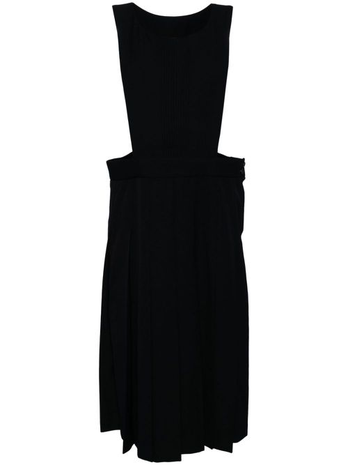 Sleeveless midi dress - Blue