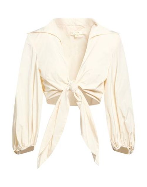 Woman Shirt Cream Size 8 Polyamide