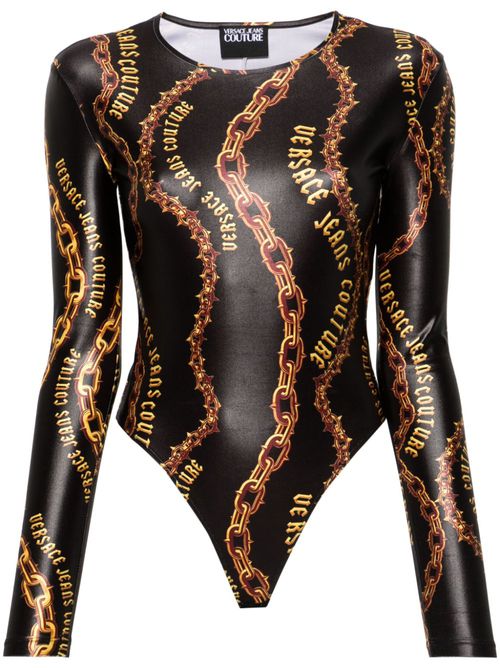 Chain Couture bodysuit - Black