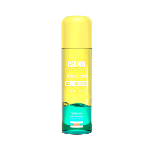 Isdin HydroLotion Biphasic antioxidant sun oil SPF50 Fotoprotector