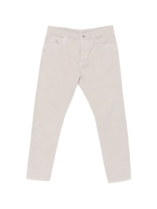 Cotton Stretch Trousers — grey