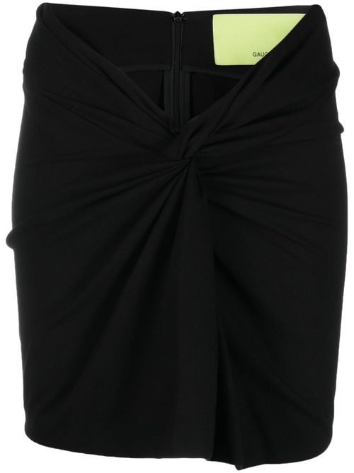 Barina knot-detailing miniskirt - Black