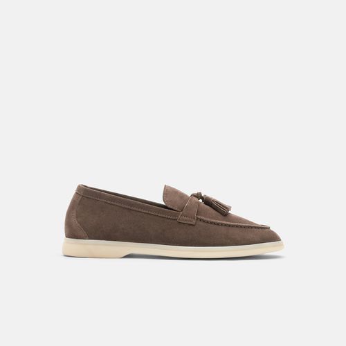 Leandra Deep Taupe Suede 
