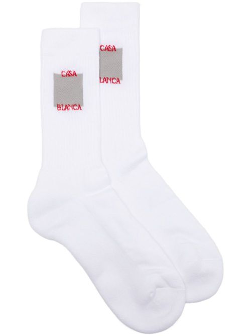 Casa logo socks - White