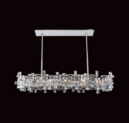 Vermeer 8-Light 14" Pendant Light in Chrome