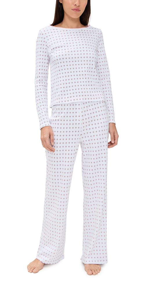Ellie PJ Set in Floating Hearts Cake 1X