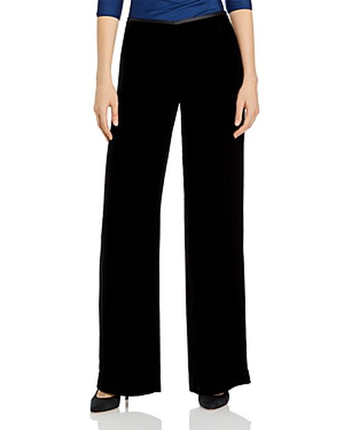 Wide Leg Velvet Pants