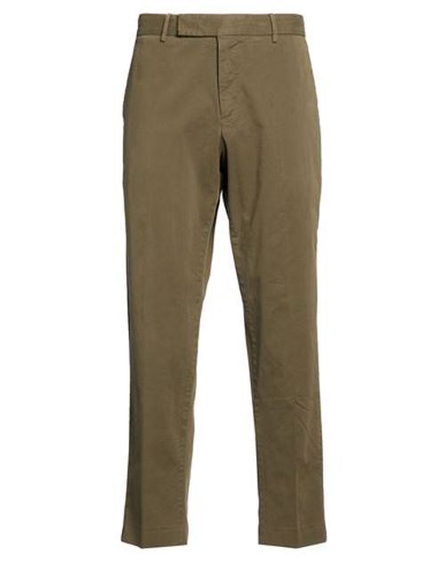 Man Pants Military green Size 38 Cotton, Elastane