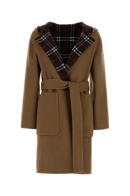 Camel Wool Reversibile Coat