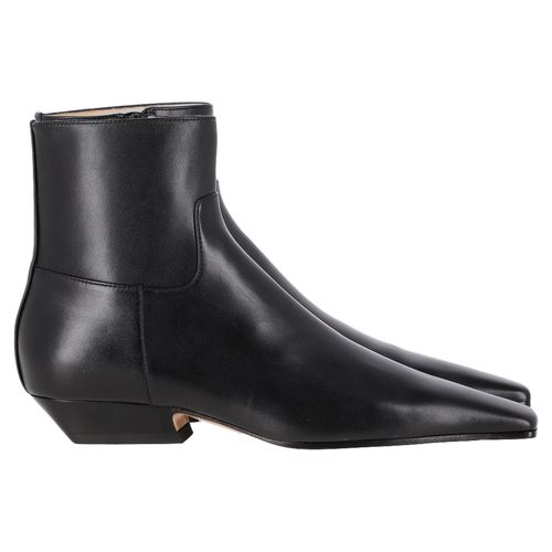 The Marfa Ankle Boots In Black Leather