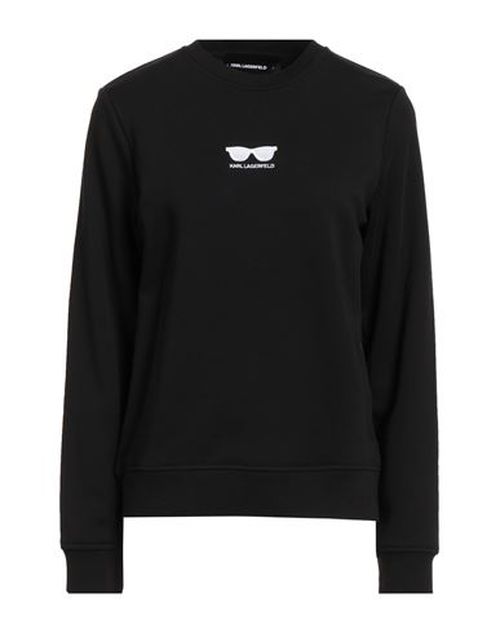 Woman Sweatshirt Black Size L Organic cotton