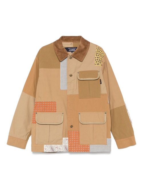 Comme des Garçons Homme patchwork-design jacket - Neutrals