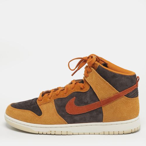 Nike Dunk HI Retro PRM 45 Brown/Grey Suede High Top Sneaker