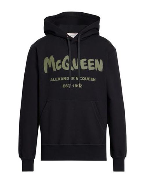 Man Sweatshirt Black Size XL Cotton