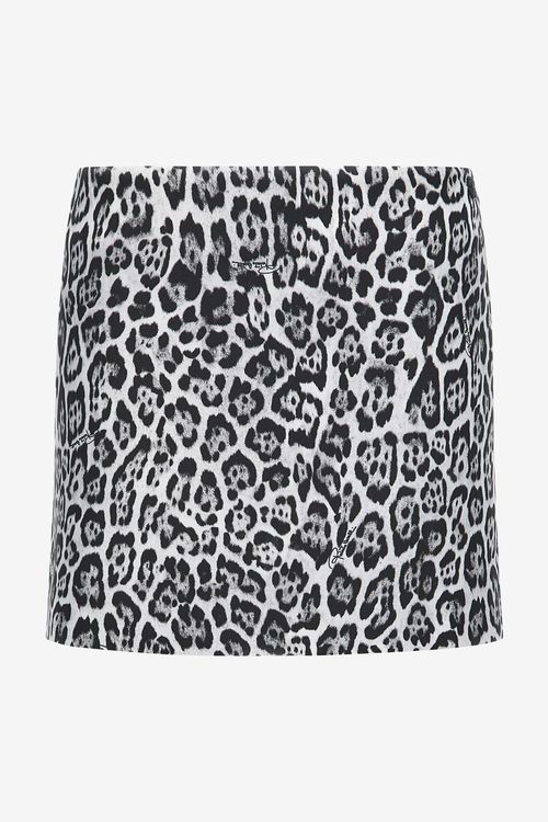 Miniskirt With Leopard Print