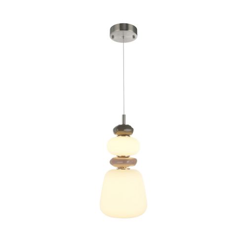 Satin Nickel LED Pendant from the Strata Collection