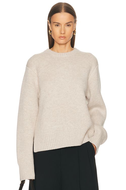 EAVES x Coco Emely Structured Sweater in Beige