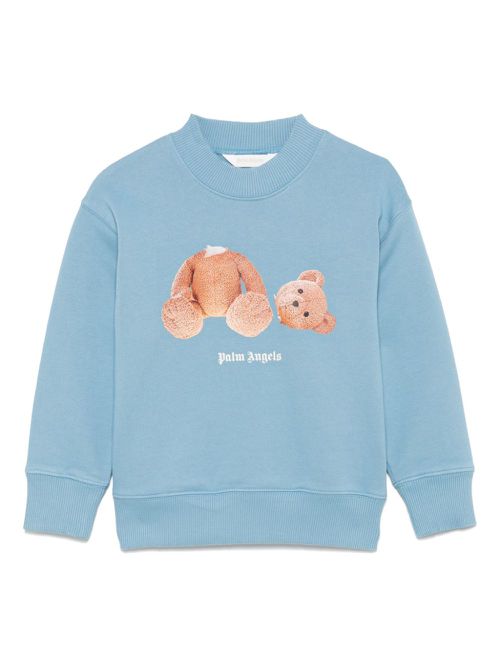 Bear crew-neck sweatshirt - Blue