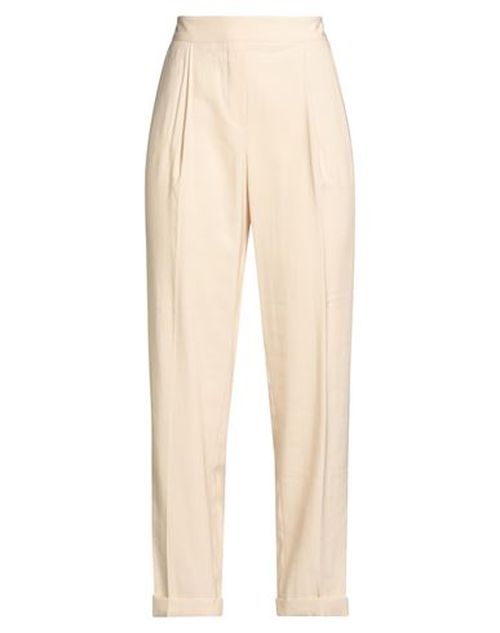 Woman Pants Cream Size 4 Viscose, Polyester
