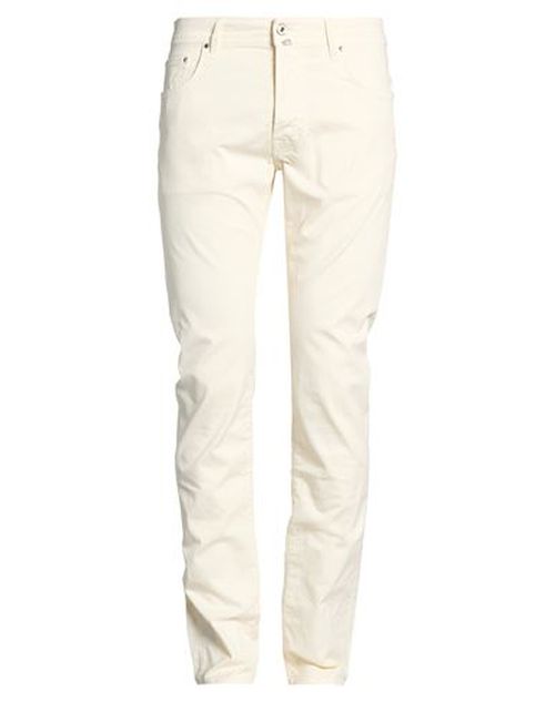 Jacob Cohёn Man Pants Off white Size 33 Cotton, Lyocell, Elastane
