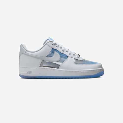 Nike Air Force 1 Retro - WHITE/PURE PLATINUM-UNIVERSITY BLUE - unisex
