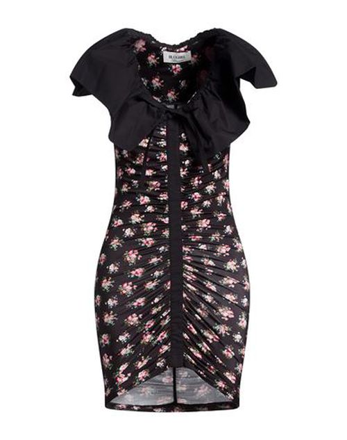 Woman Mini dress Black Size 6 Polyester, Elastane