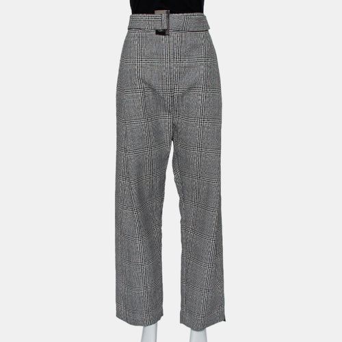 Ellery Monochrome Wool High Rise Kool Aid Belted Trouser