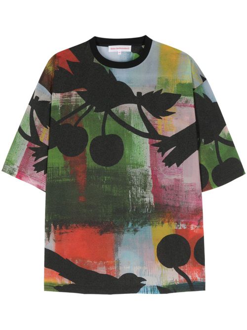 Walter Van Beirendonck T-shirt met print - Zwart