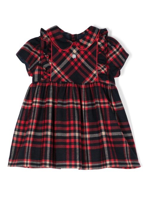 Tartan-plaid dress - Red