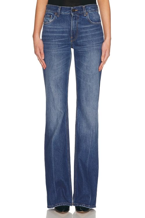 Haikure Flora Straight Leg in Real Blue - Blue. 23 also , 25, 27, 28