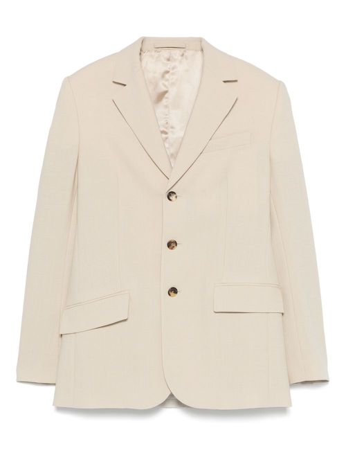 Wool blazer - Neutrals