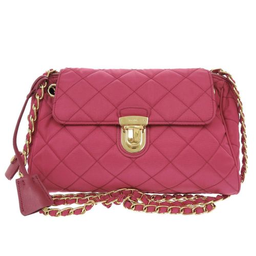 Prada Pink Nylon Shoulder Bag Pre-Owned