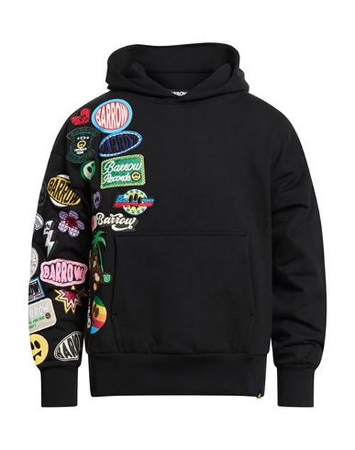 Man Sweatshirt Black Size L Cotton