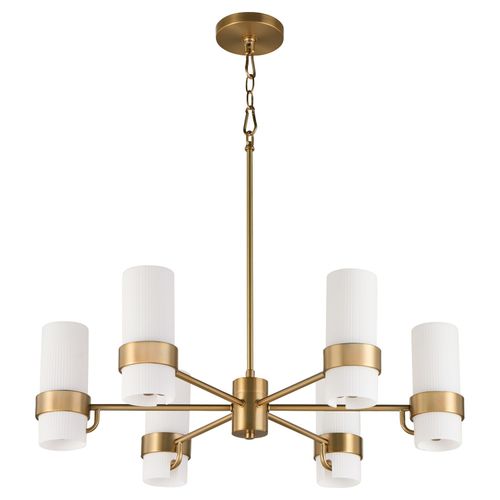Brushed Brass Chandelier from the Sojourn Collection