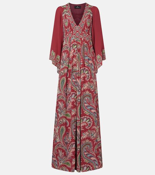Paisley maxi dress