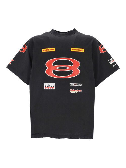 Sponsor Logos T-shirt - Black