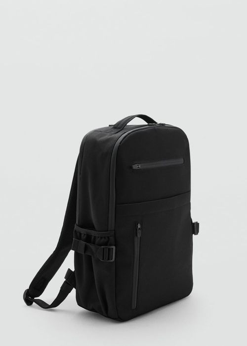 Black multi-purpose backpack black - Man - One size - 