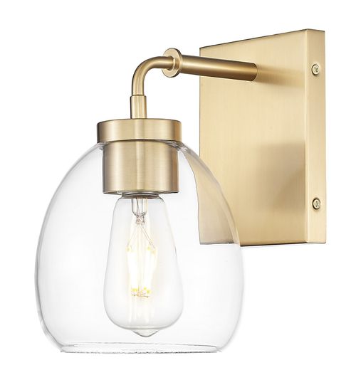 Brass Wall Sconce from the Dawes Collection