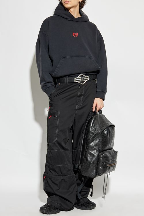 Balenciaga Hoodie, Men's, Black