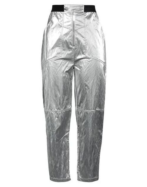 Woman Pants Silver Size 2 Viscose, Polyester, Cotton