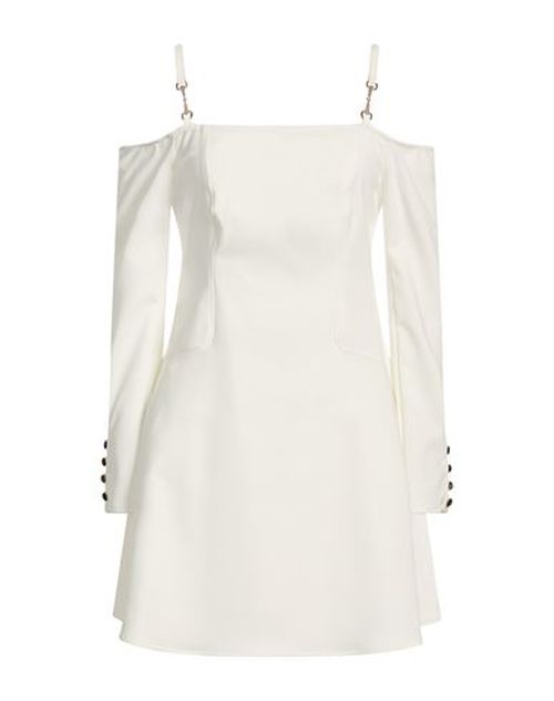 Woman Mini dress White Size 6 Polyamide, Elastane
