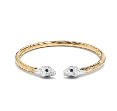 Sapphire and Diamond Bracelet — Gold