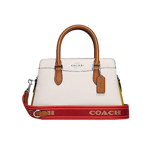 COACH Women's Mini Darcie Carryall Satchel in Signature Chambray 