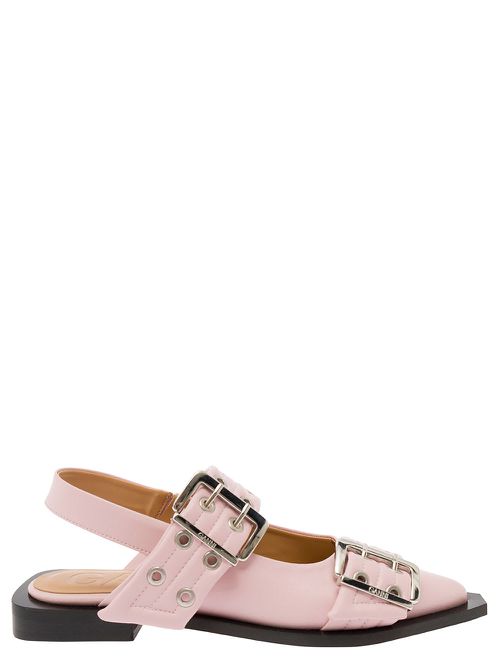 Feminine Buckle Ballerina