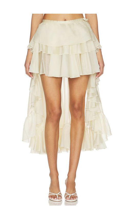 Waimari Sirocco Wrap Skirt in Cream. - S also in XS