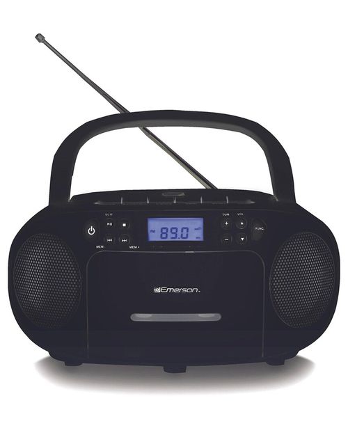 Emerson Portable Cd/Cassette Boombox With Am/Fm Radio