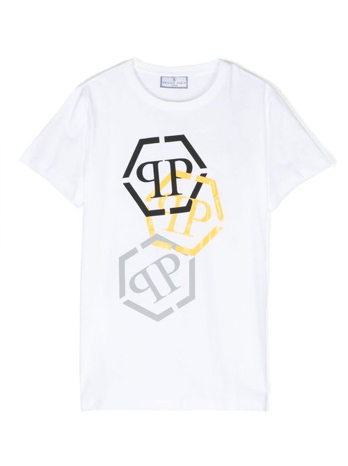 Logo-print cotton T-shirt - White