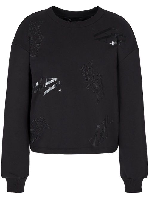 Monogram logo sweatshirt - Black
