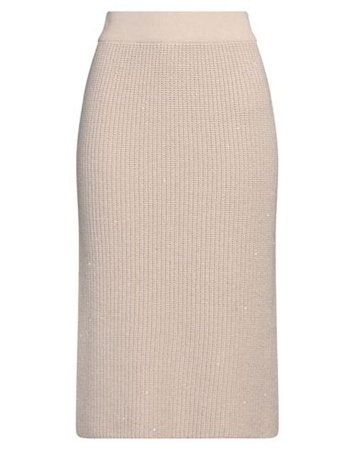 Woman Midi skirt Beige