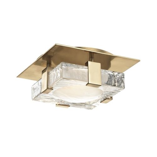Bourne 8" Wall Sconce in Aged Bra